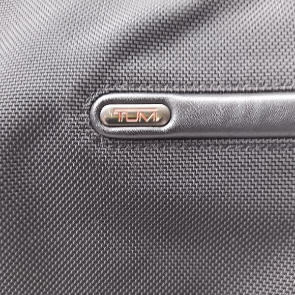 Tumi FXT Ballistic Black Nylon Pushlock Briefcase Messenger Laptop Bag - Picture 4 of 16